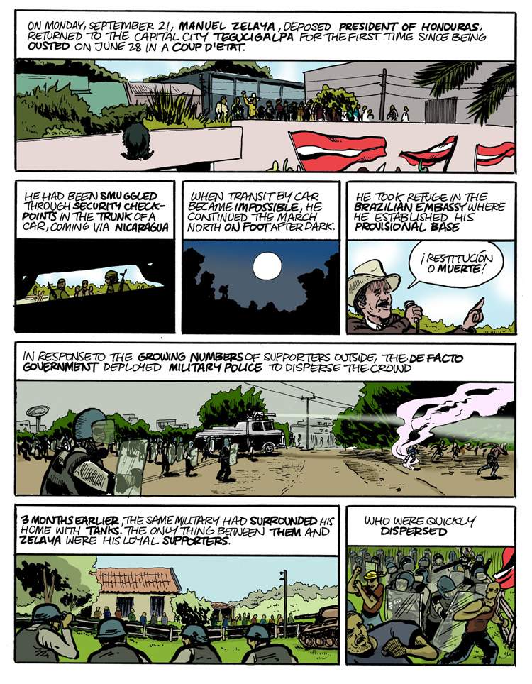 A Graphic History of the Honduran Coup A Graphic History of the Honduran Coup