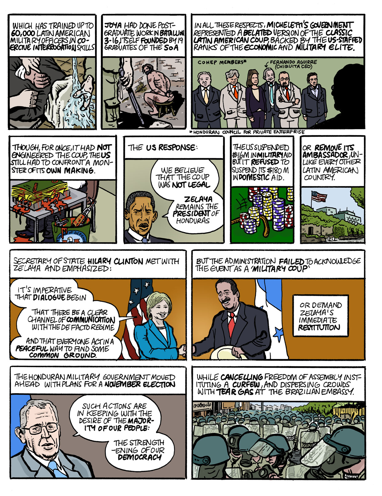 Honduras p6 and the Spanish Version terminada