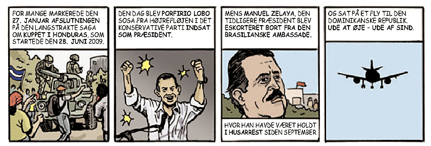 Honduran comic, now in Danish Honduran comic, now in Danish
