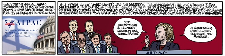 AIPAC comic, coming soon to Religious Dispatches AIPAC comic, coming soon to Religious Dispatches