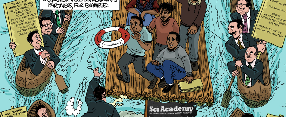 Le Disaster Capitalism Curriculum Episode 2: US réforme de l'éducation, de Wall Street et profitant de Katrina The Disaster Capitalism Curriculum Episode 2: US Education Reform, Wall Street and taking advantage of Katrina